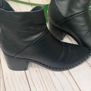 SOLD // treasure & bond + Studded booties + Black